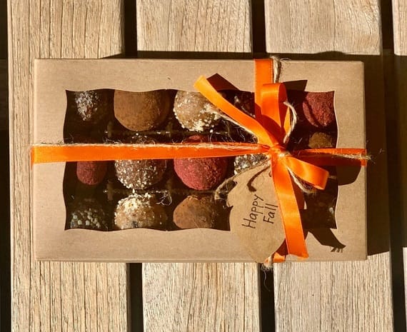 halloween gift box truffles gf