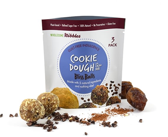 cookie dough bliss balls vegan snack
