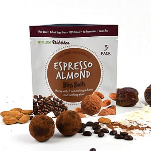 espresso almond bliss balls vegan snack